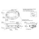 Kohler 1162-H-96 Sunward 60X42 Oval Flexjet Wp W/Heat