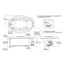Kohler 1162-W1-96 Sunward 60X42 Oval Flexjet Wp W/Bask