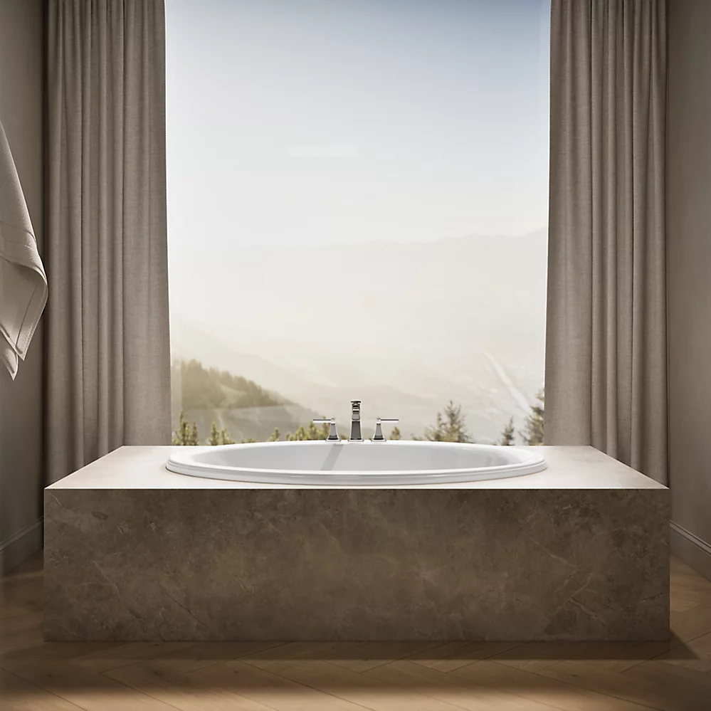 Kohler 1163-0 Sunward 60X42 Oval Bath, Drop-In