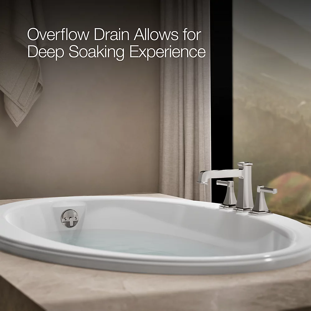 Kohler 1163-0 Sunward 60X42 Oval Bath, Drop-In