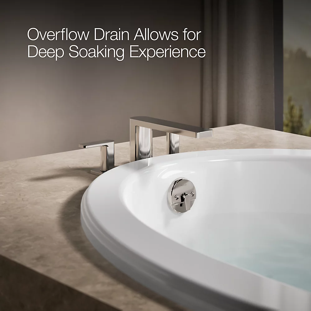 Kohler 1163-S1-0 Sunward 60X42 Oval Bath, Drop-In