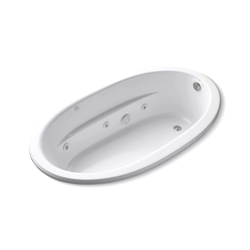 Kohler 1164-H-0 Sunward 72X42 Oval Flexjet Wp W/Heat
