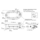 Kohler 1164-H-0 Sunward 72X42 Oval Flexjet Wp W/Heat