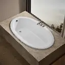 Kohler 1165-0 Sunward 72X42 Oval Bath, Drop-In