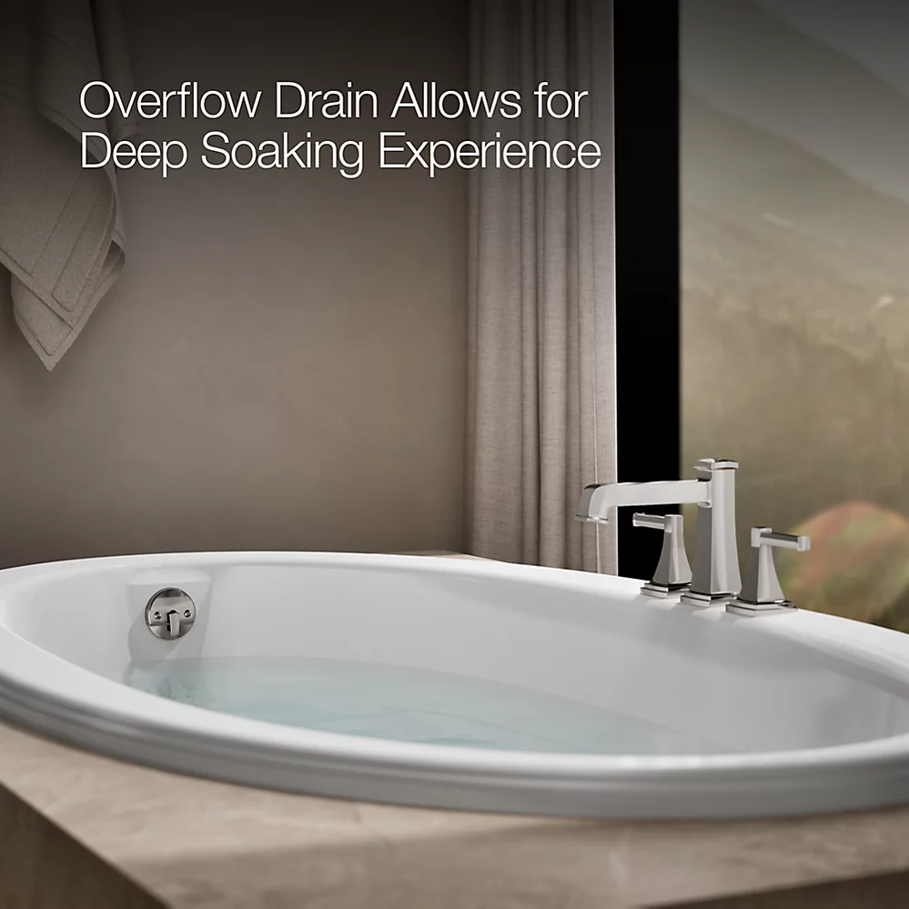 Kohler 1165-0 Sunward 72X42 Oval Bath, Drop-In