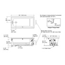 Kohler 1167-GHLF-0 Underscore Heated Bbm Bath Lh Flg