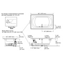 Kohler 1170-GH-96 Memoirs 5.5' Heated Bubblemassage Bath