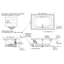 Kohler 1170-GHW-96 Memoirs Heated Bbm Bask 5.5' Bath