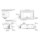 Kohler 1170-JHC-96 Memoirs 5.5' Flexjet Whirlpool
