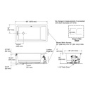 Kohler 1173-GH-0 Underscore Heated Bbm 5.5' Bath