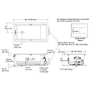 Kohler 1173-GHW-96 Underscore Heated Bbm Bask Bath