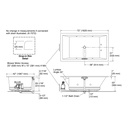 Kohler 1174-JH-7 Underscore 72X42X23 Fj Whirlpool Bath
