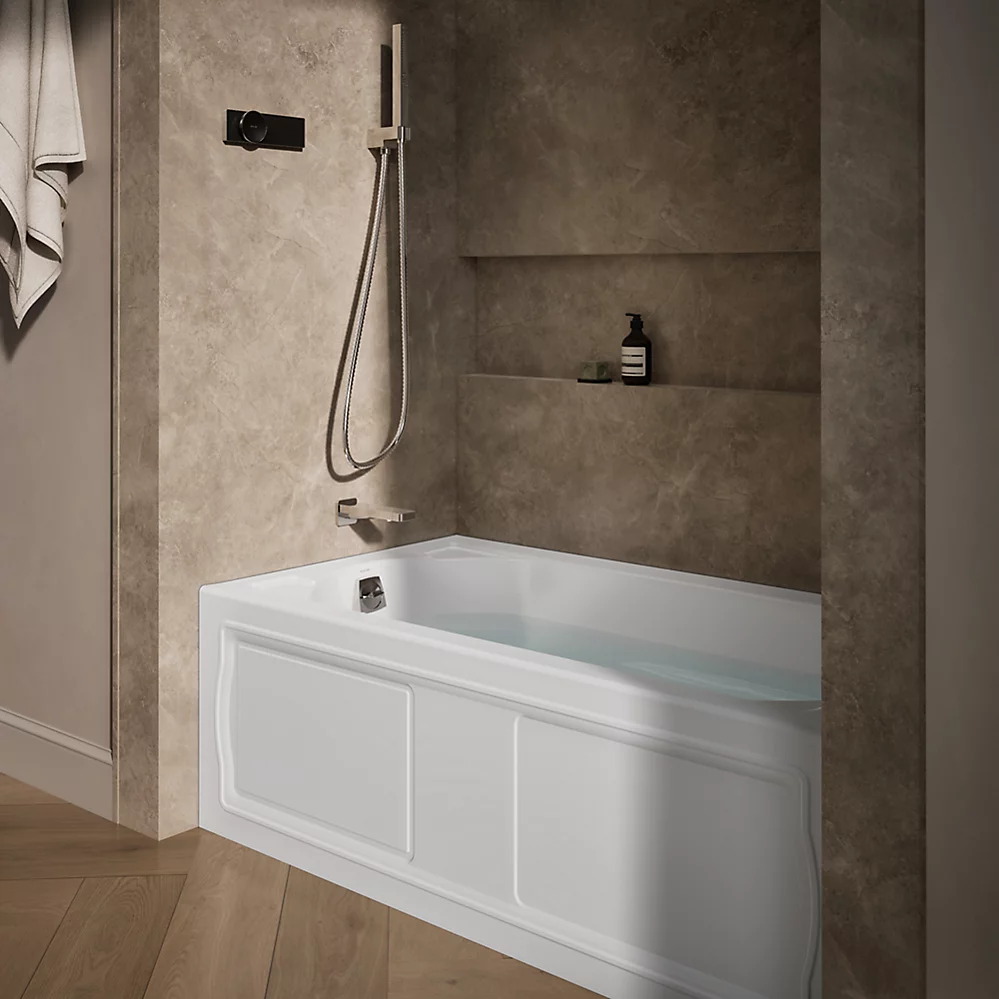 Kohler 1184-LA-0 Devonshire 5' Bath, Lh Apron