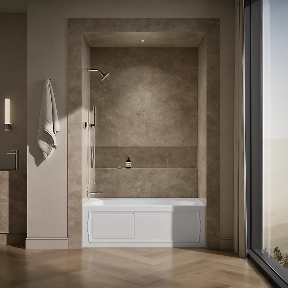 Kohler 1184-LA-0 Devonshire 5' Bath, Lh Apron