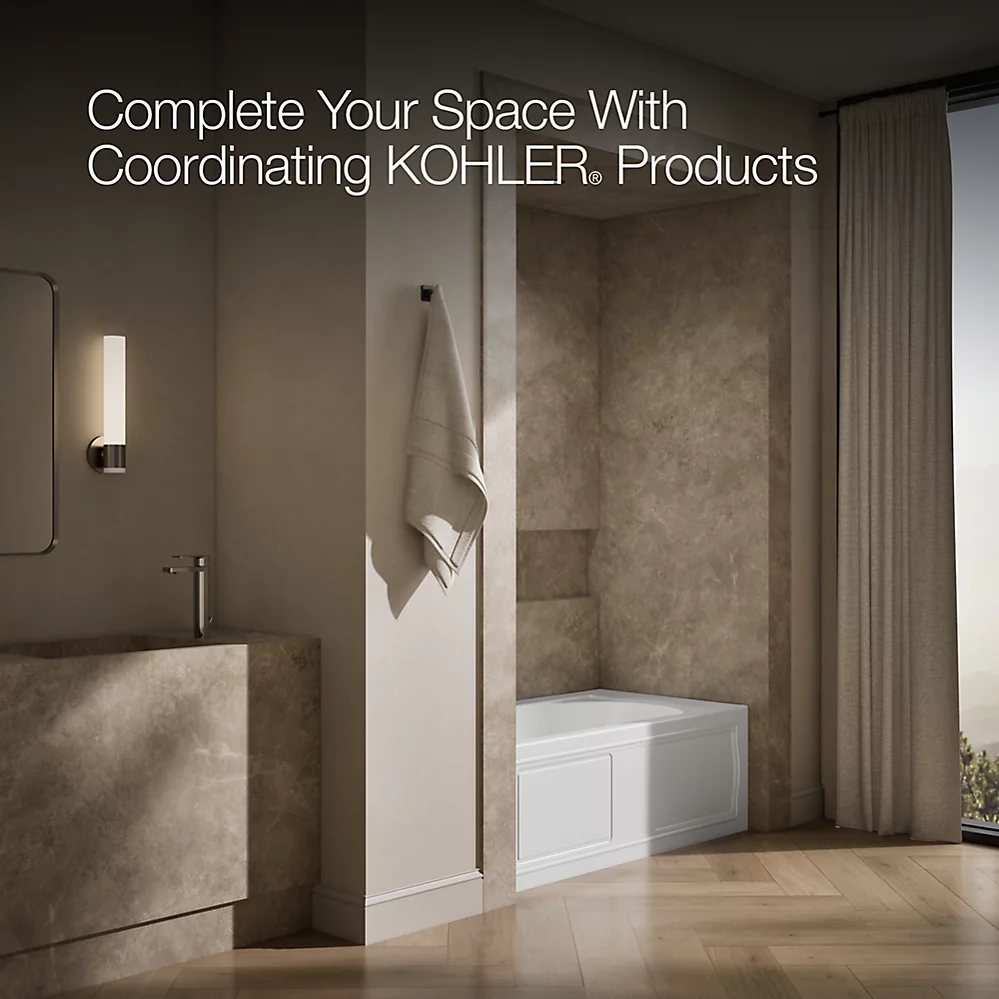 Kohler 1184-LA-0 Devonshire 5' Bath, Lh Apron