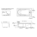 Kohler 1184-RA-0 Devonshire 5' Bath, Rh Apron
