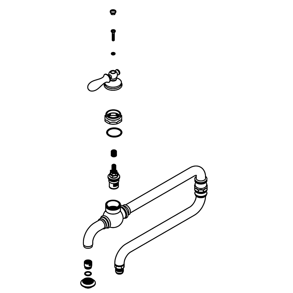 Kohler 1214018-CP Assembly Spout