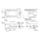 Kohler 1224-LH-0 Mariposa 5-1/2 Wp Flg Usa Lh 120V Heat
