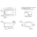 Kohler 1229-L-0 Mariposa 5-1/2 Bath/Lh+Flange