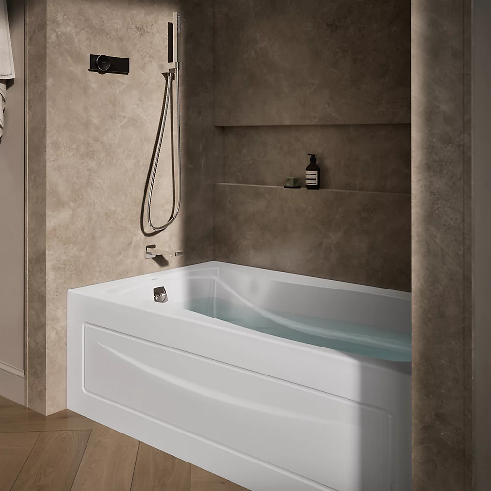 Kohler 1229-LA-0 Mariposa 5.5 Bath, W/Apron, Lh