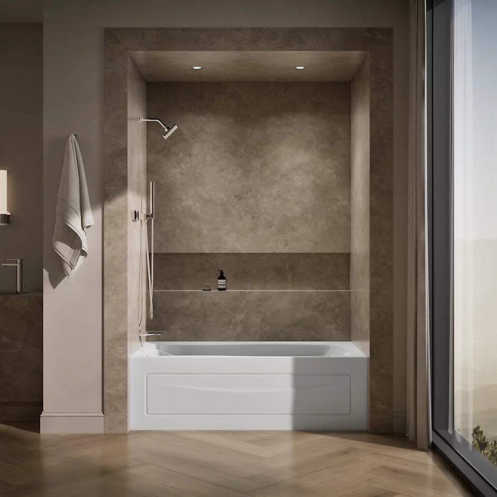 Kohler 1229-LA-0 Mariposa 5.5 Bath, W/Apron, Lh
