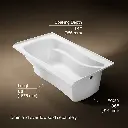 Kohler 1229-R-0 Mariposa 5-1/2 Bath/Rh+Flange