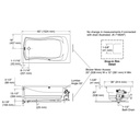 Kohler 1239-GH-0 Mariposa 5' Heated Bbm Bath, D-I