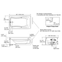 Kohler 1239-GHLAW-0 Mariposa 5' Heated Bbm Bask Bath