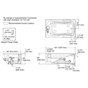 Kohler 1239-HR-0 Mariposa 5' Wp Int Aprn Usa Rh 120V Heat