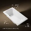 Kohler 1242-0 Mariposa 5' Bath/Drop-In