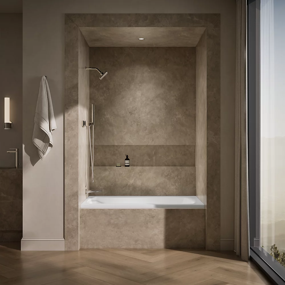 Kohler 1242-L-0 Mariposa 5' Bath/Lh+Flange