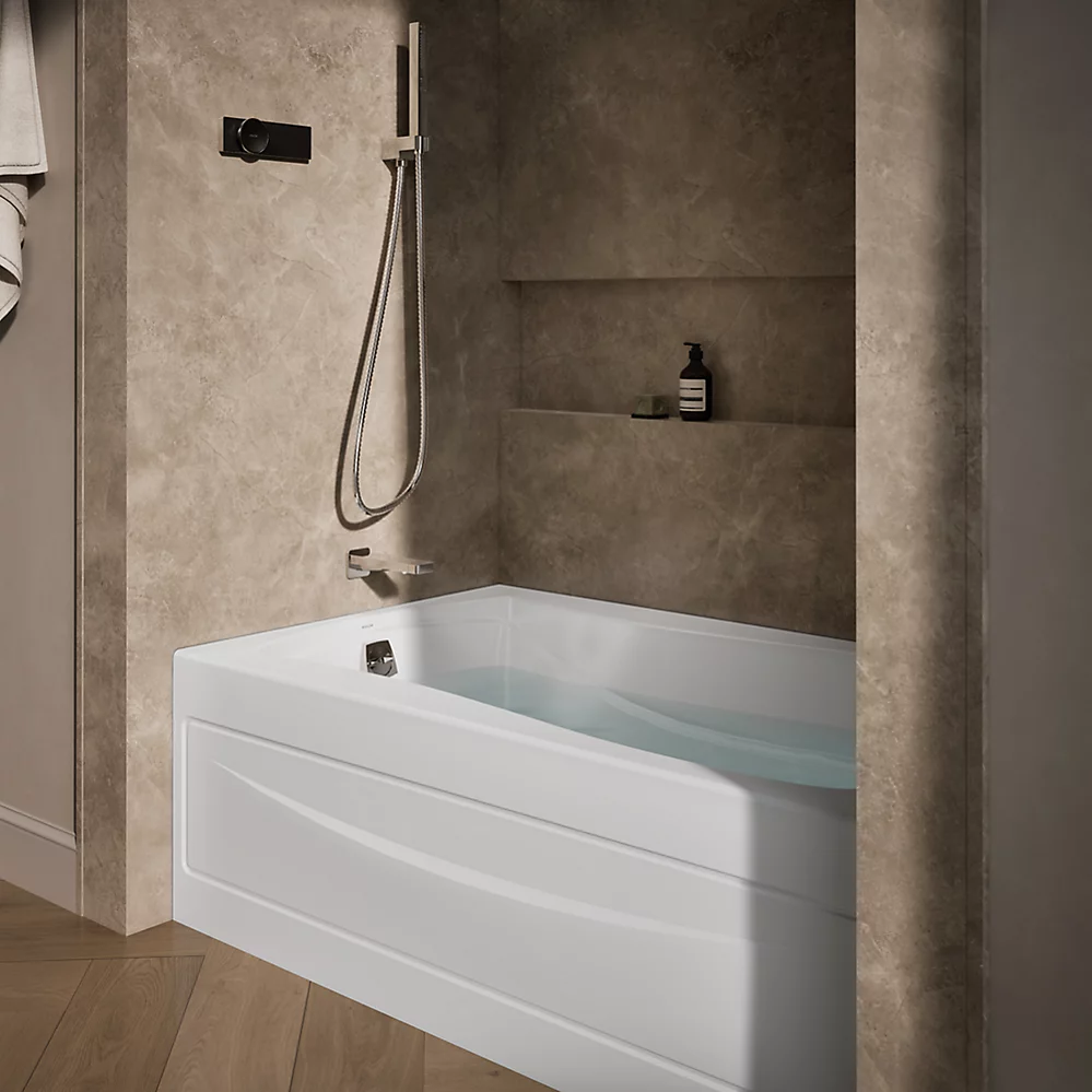 Kohler 1242-LA-0 Mariposa 5' Bath, W/Apron, Lh