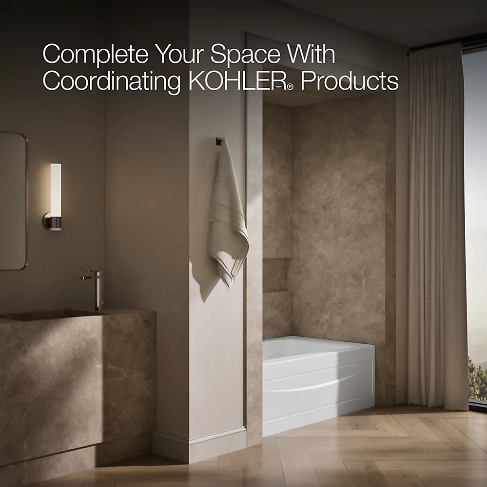 Kohler 1242-LA-0 Mariposa 5' Bath, W/Apron, Lh