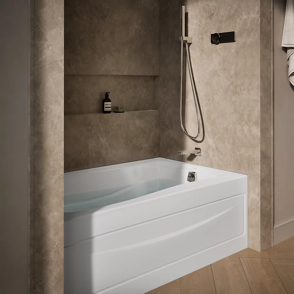 Kohler 1242-RA-0 Mariposa 5' Bath, W/Apron, Rh