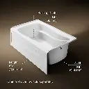 Kohler 1242-RA-0 Mariposa 5' Bath, W/Apron, Rh