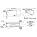 Kohler 1257-GHLAW-0 Mariposa Heated Bbm Bask Bath Apn