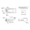 Kohler 1257-HB-0 Mariposa 6' Wpool 120V Usa Di Heat, Cust