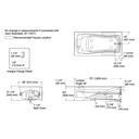 Kohler 1257-RA-0 Mariposa 6' Whirlpool, W/Apron, Rh