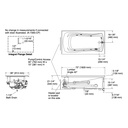 Kohler 1257-RW-0 Mariposa Bask 6' Wpool/Rh+Flange
