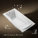 Kohler 1259-0 Mariposa 6' Bath/Drop-In