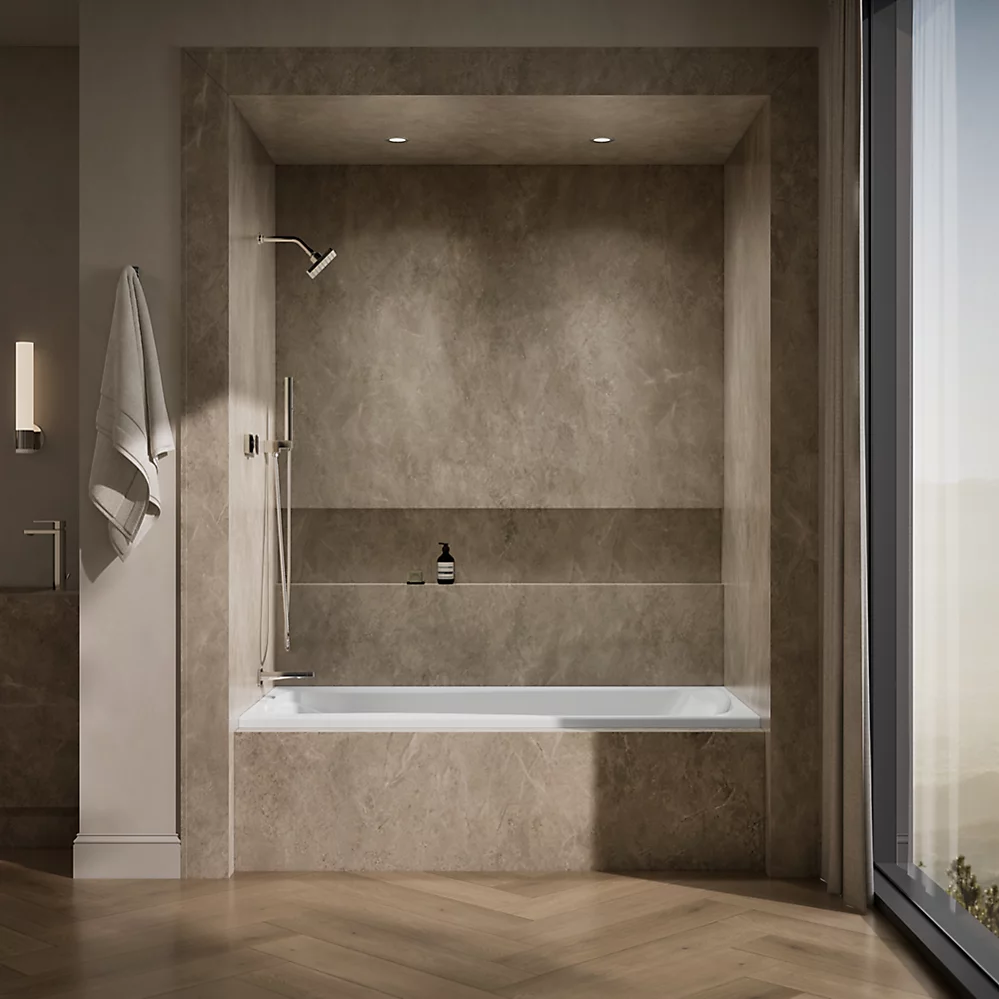 Kohler 1259-L-0 Mariposa 6' Bath/Lh+Flange