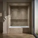 Kohler 1259-L-0 Mariposa 6' Bath/Lh+Flange