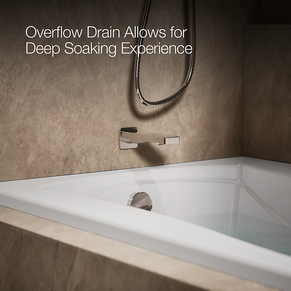 Kohler 1259-L-0 Mariposa 6' Bath/Lh+Flange