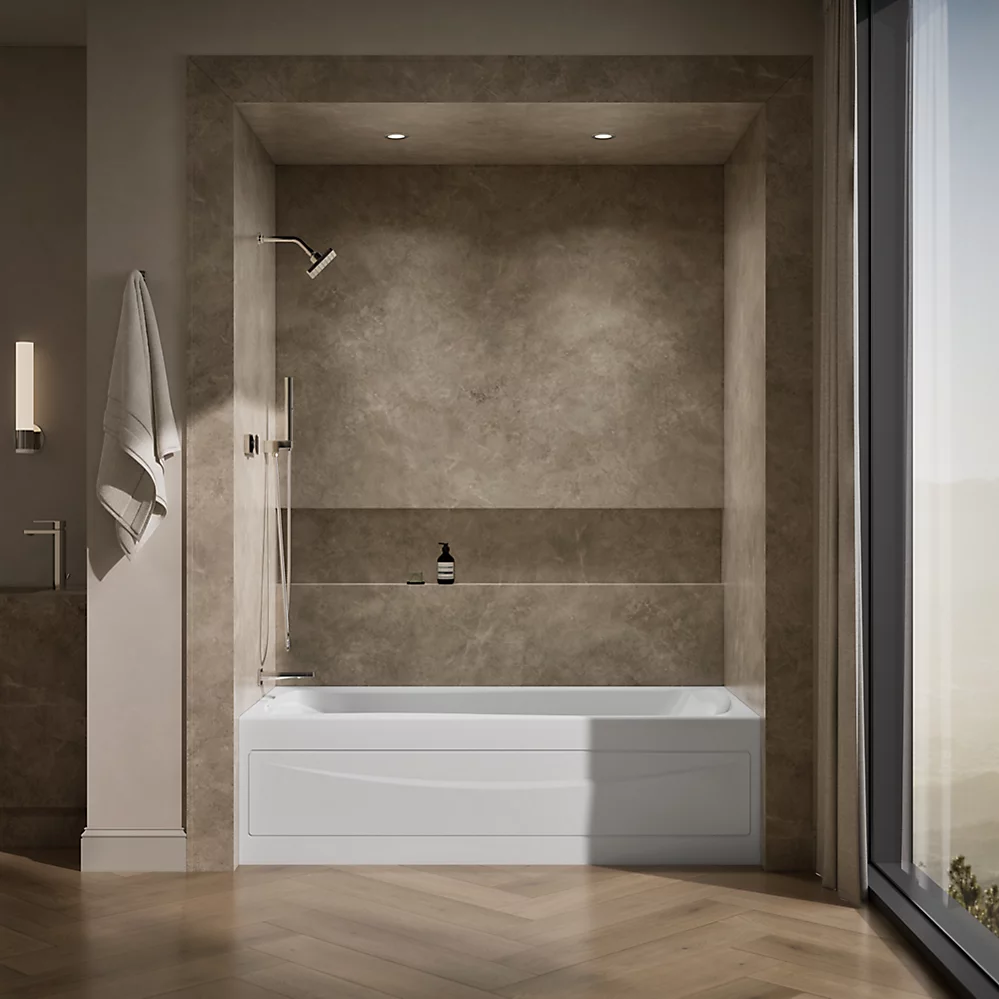 Kohler 1259-LA-0 Mariposa 6' Bath, W/Arpon, Lh
