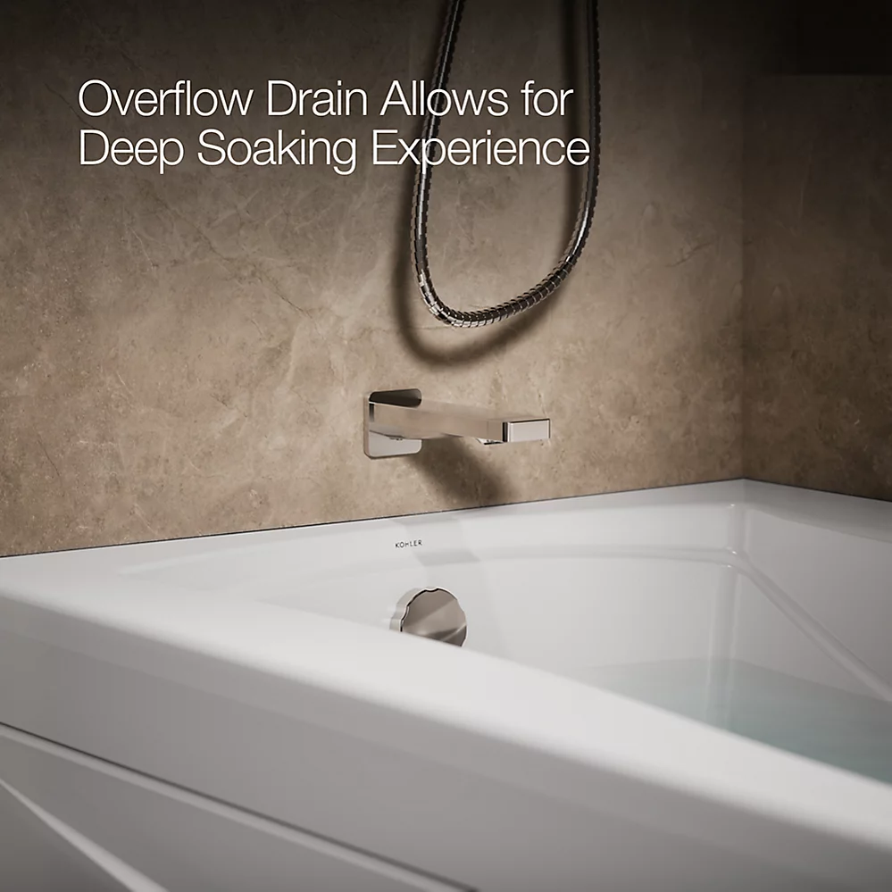 Kohler 1259-LA-0 Mariposa 6' Bath, W/Arpon, Lh