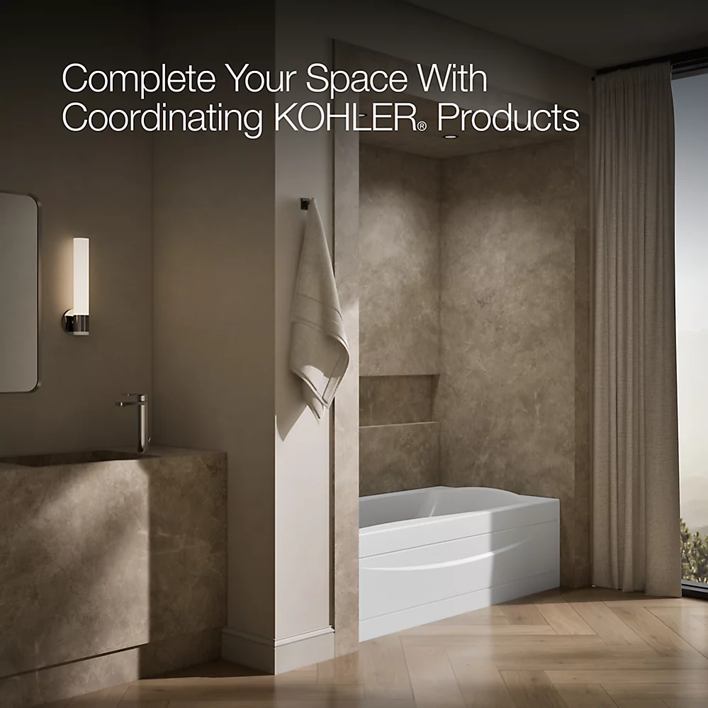 Kohler 1259-LA-0 Mariposa 6' Bath, W/Arpon, Lh