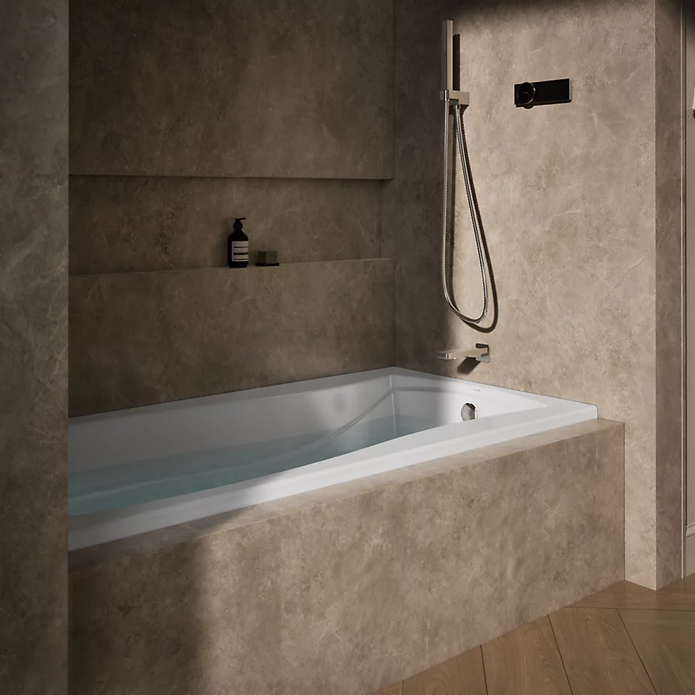 Kohler 1259-R-0 Mariposa 6' Bath/Rh+Flange