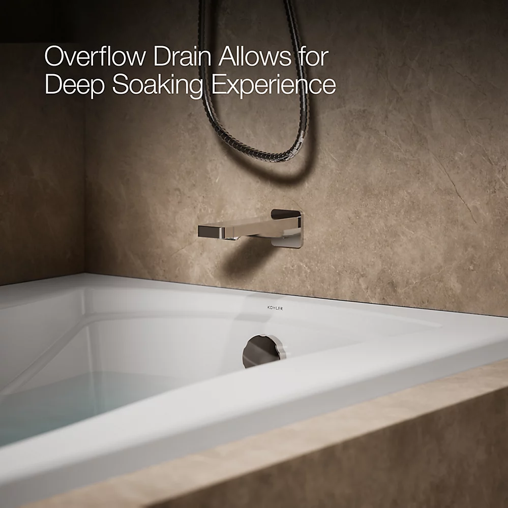 Kohler 1259-R-0 Mariposa 6' Bath/Rh+Flange