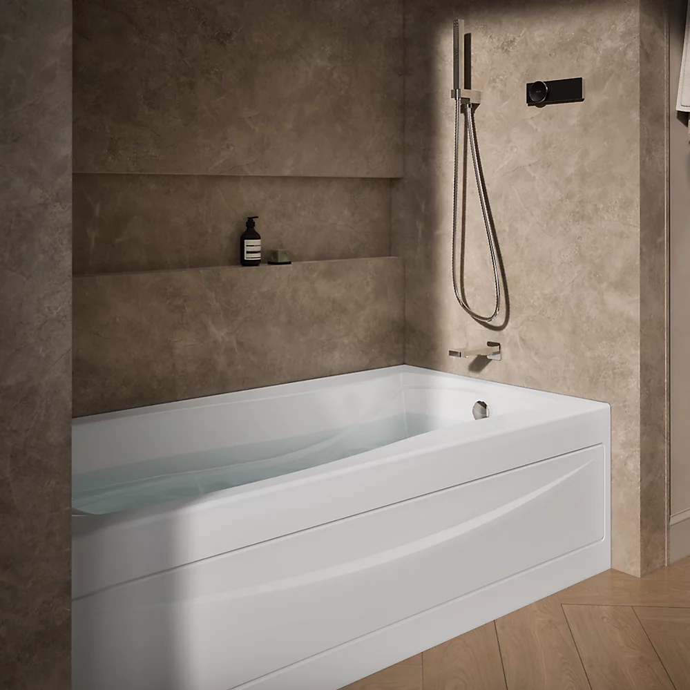 Kohler 1259-RA-0 Mariposa 6' Bath, W/Arpon, Rh