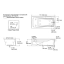 Kohler 1259-RA-0 Mariposa 6' Bath, W/Arpon, Rh